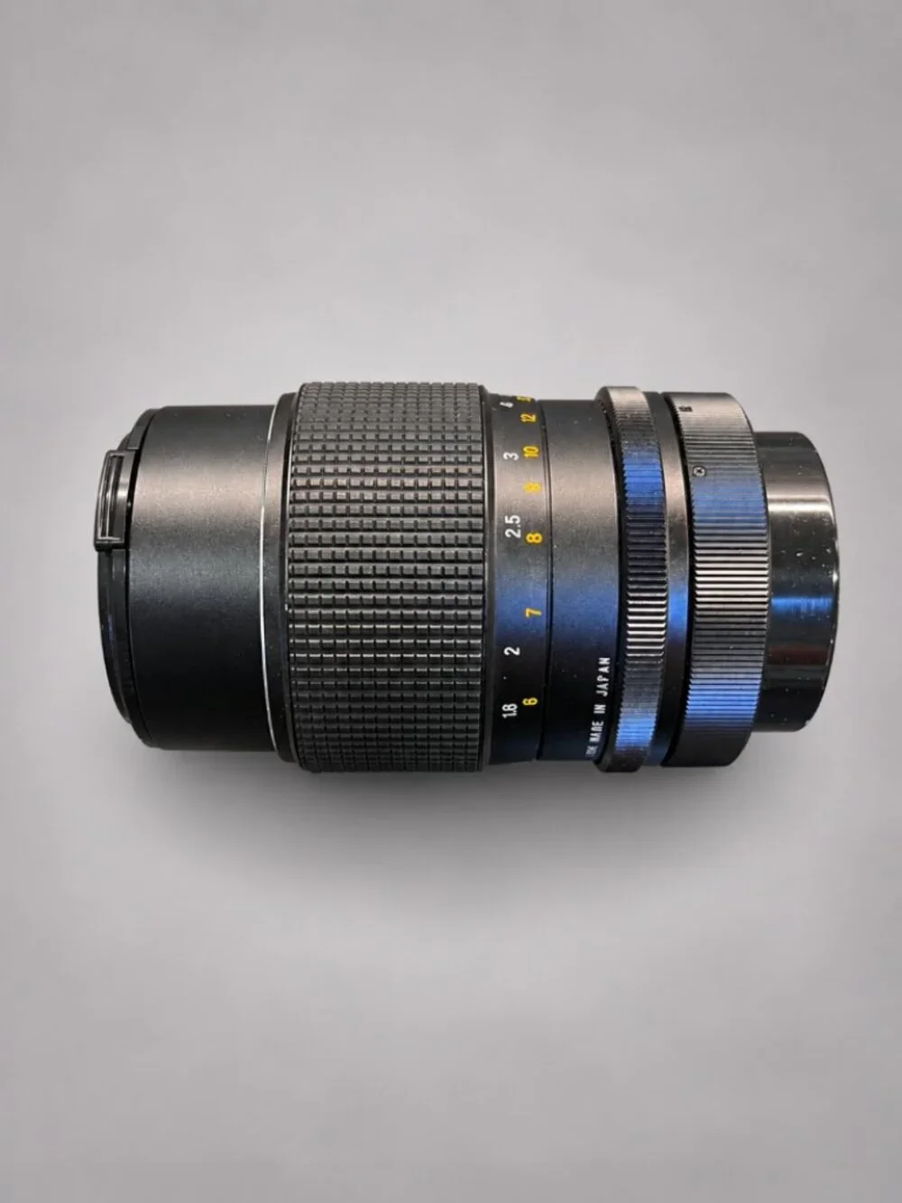 Vintage Asanuma Auto-Tele 135mm f/2.8 Camera Lens Japan w/ Case & Canon Caps